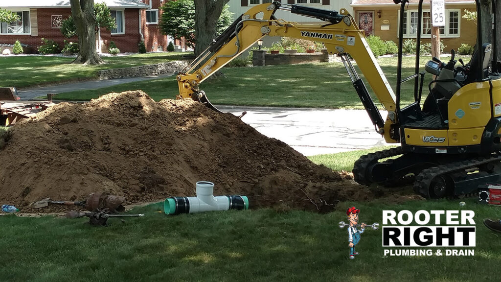 Drainage and Sewer Line Repair and Clogged Sewers Service in Toledo, Oh and Surrounding Area with Rooter Right Plumbing
